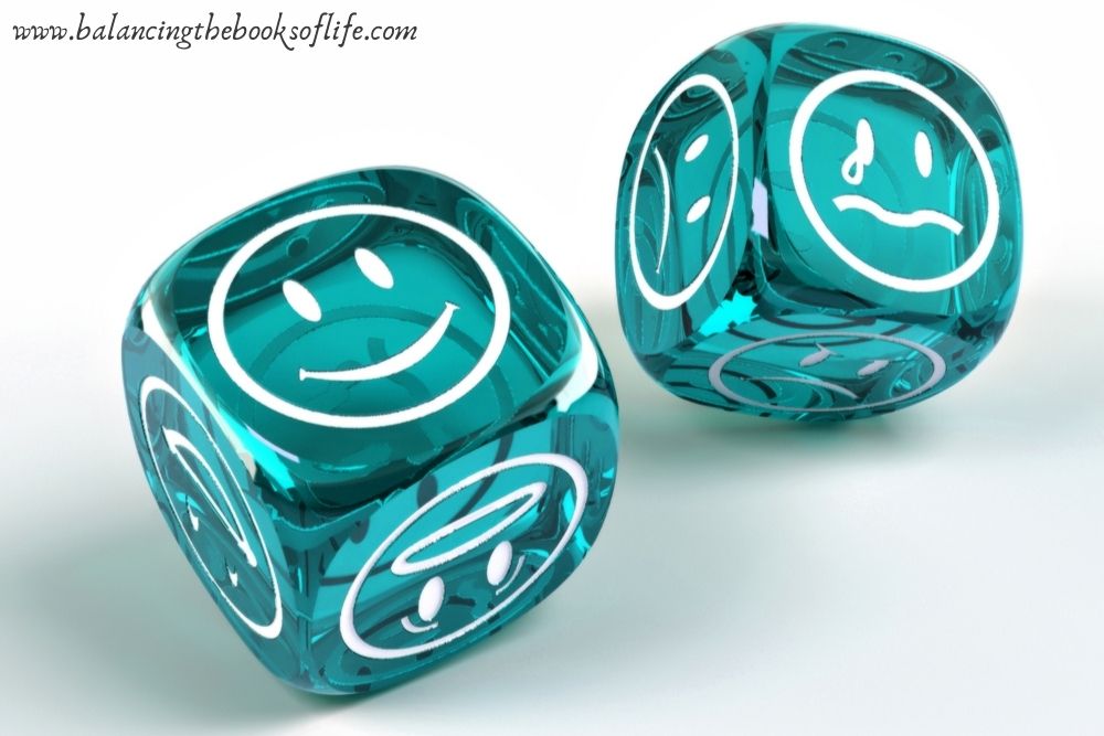 Year End Reflection - dice with emotions